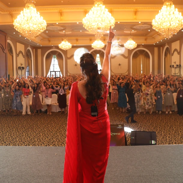 Women Celebrating in a Circle of Light