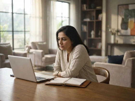 Exhausted but strong woman